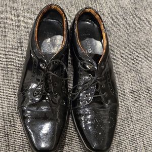 Aquatalia Martin k Oxford tie patent leath…